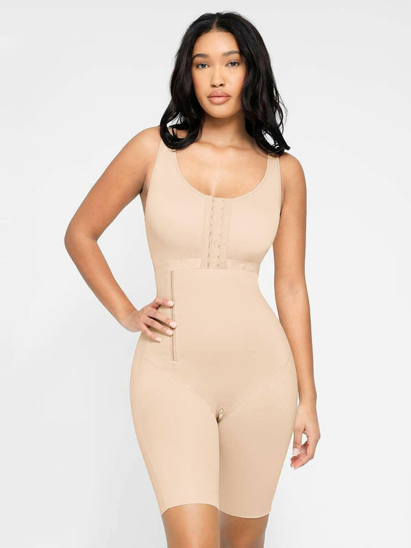 Wholesale Post-Operative Breast-Covering Side-Zip One-Piece Bodysuit