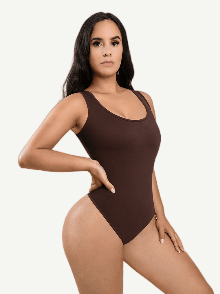 Wholesale Tank Top Thong Bodysuit Abdominal Breathable Can be Worn Outside