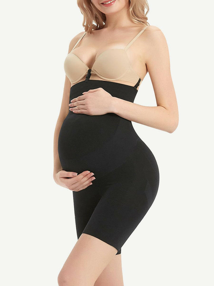 Wholesale Amazing Black Seamless Solid Color Maternity Panty Soft-Touch