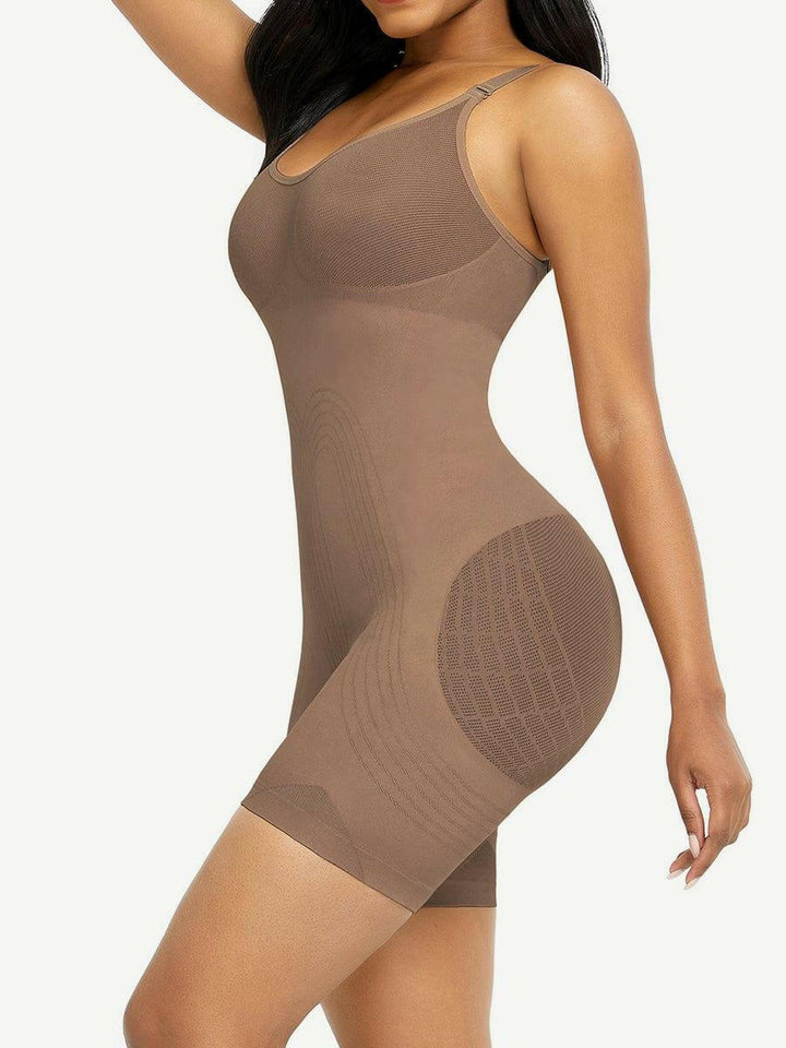 Wholesale Black Open Gusset Seamless Bodysuit Shapewear Superfit Everyday