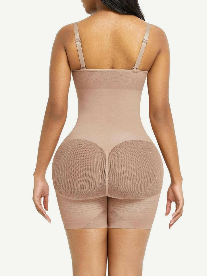 Wholesale Black Open Gusset Seamless Bodysuit Shapewear Superfit Everyday