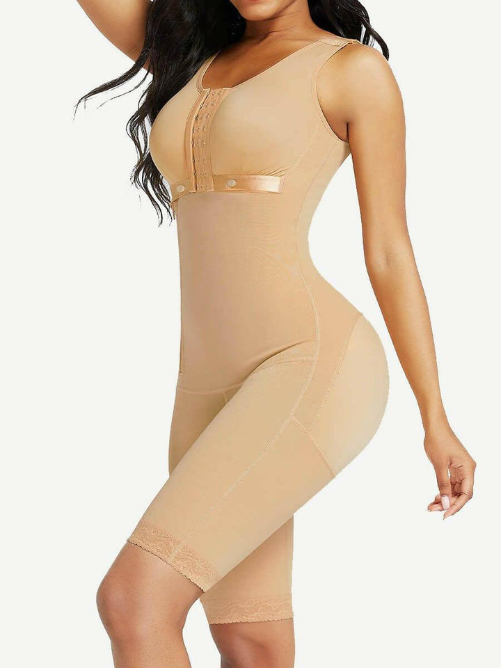 Wholesale 3-Row Hook Tummy Control Butt Lifter Thigh Trimmer Post-surgical Full Body Shaper