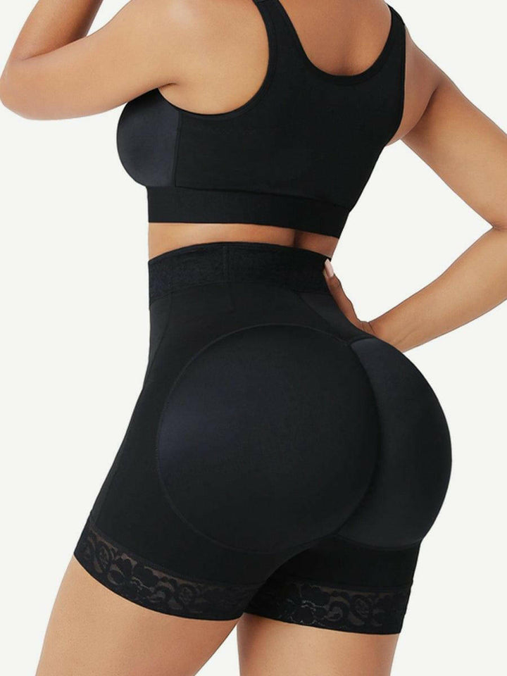 [USA Warehouse]Wholesale Front Zipper Butt Lifter Shorts High Waist Curve-Creating