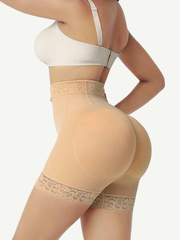 [USA Warehouse]Wholesale Front Zipper Butt Lifter Shorts High Waist Curve-Creating