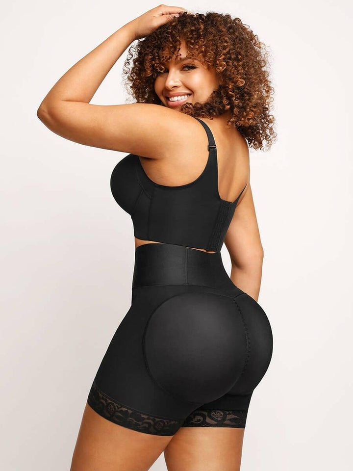 Butt Lifter Tummy Control High Waisted Mid Thigh Shaper Shorts