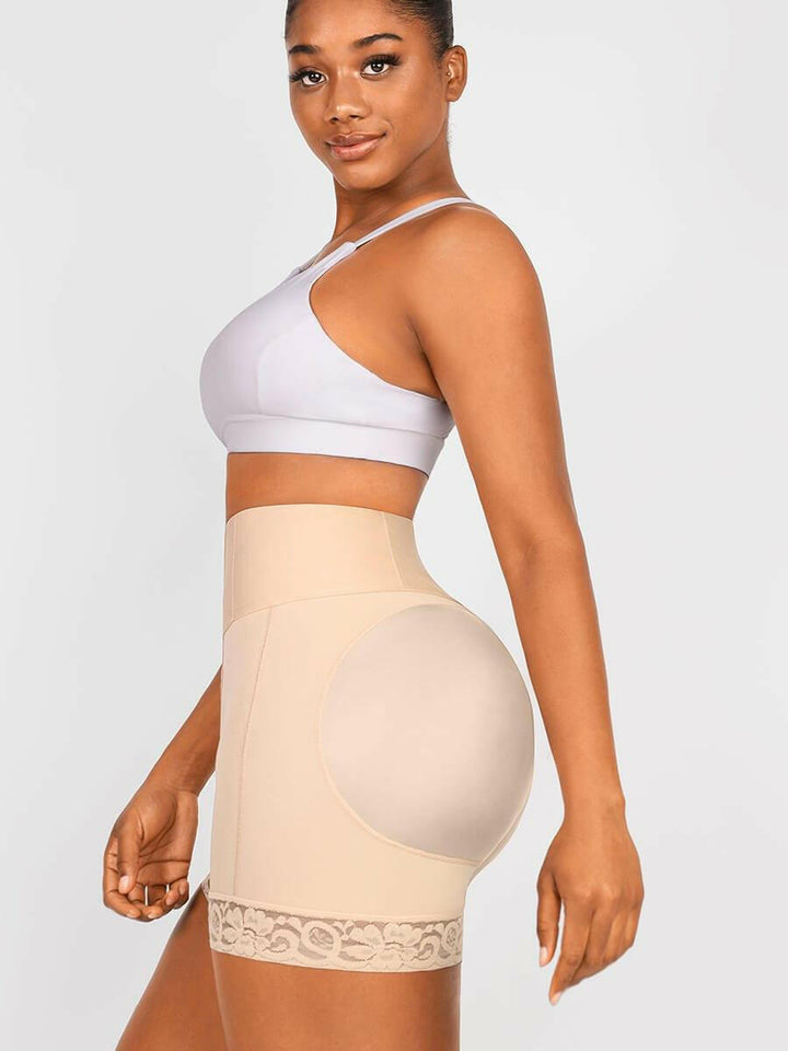 Butt Lifter Tummy Control High Waisted Mid Thigh Shaper Shorts