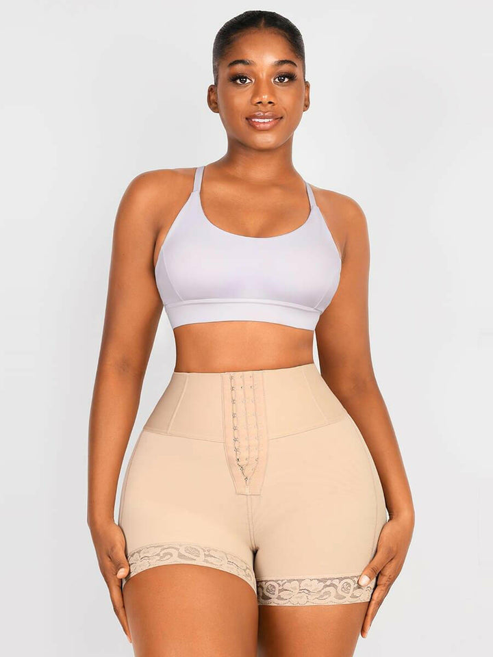 Butt Lifter Tummy Control High Waisted Mid Thigh Shaper Shorts