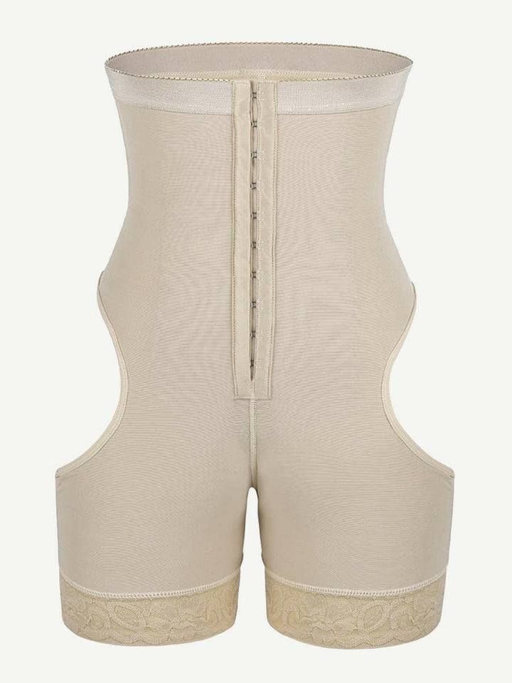 Wholesale Flawlessly High Waist Open Butt Shapewear Shorts Stretchy