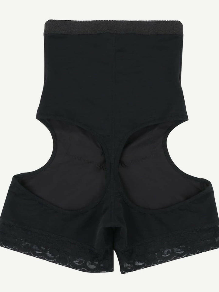 Wholesale Flawlessly High Waist Open Butt Shapewear Shorts Stretchy