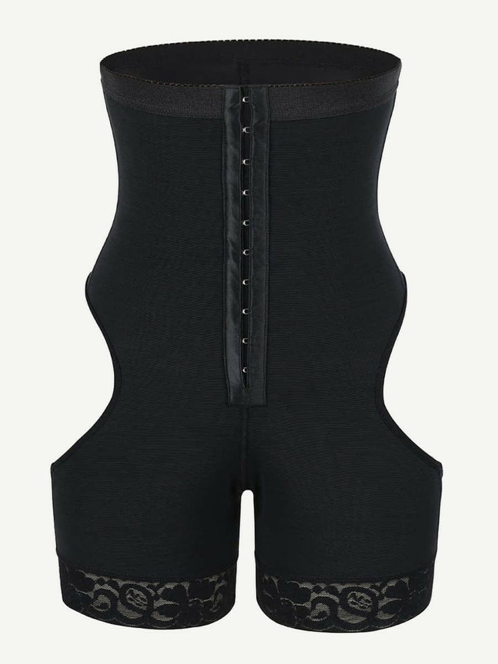 Wholesale Flawlessly High Waist Open Butt Shapewear Shorts Stretchy