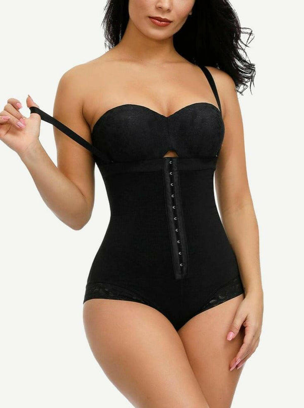 Wholesale Body-Hugging High Waist Hook Front Plus Size Bodysuit Shape Medium Control Shapewear