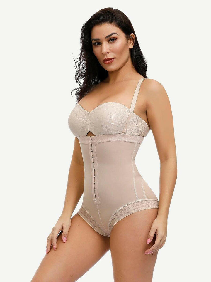 Wholesale Body-Hugging High Waist Hook Front Plus Size Bodysuit Shape Medium Control Shapewear