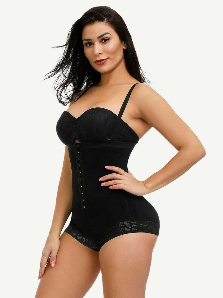 Wholesale Body-Hugging High Waist Hook Front Plus Size Bodysuit Shape Medium Control Shapewear