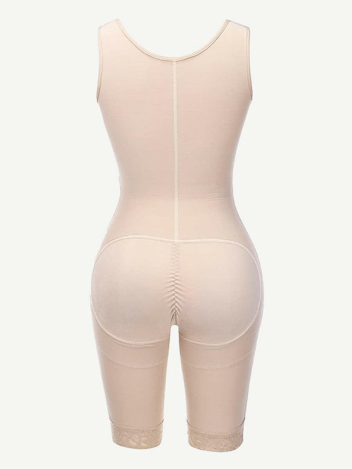 Wholesale Ultimate Stretch Nude Hooks Crotchless Unpadded Big Size Fajas Bodysuit